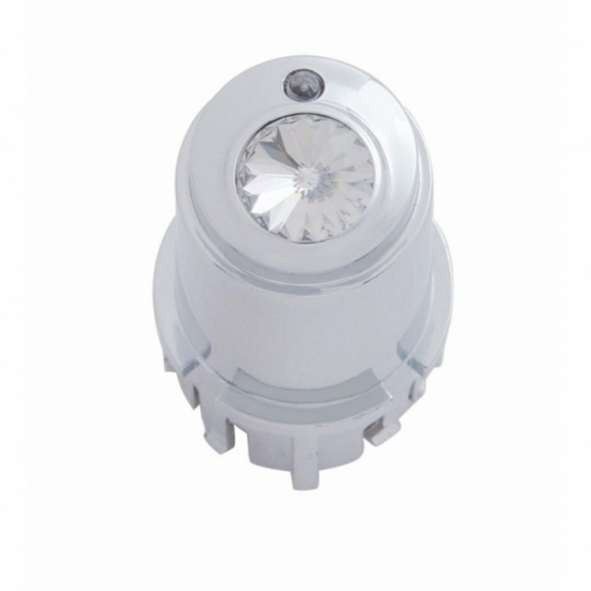 Center A/C Control Knob For 2006+ Kenworth - Clear Crystal