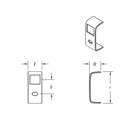 Chrome Rocker Switch Cover For Peterbilt 579 (2013-2019) & 567 (2014-2018)- 2 Openings (Card of 3)