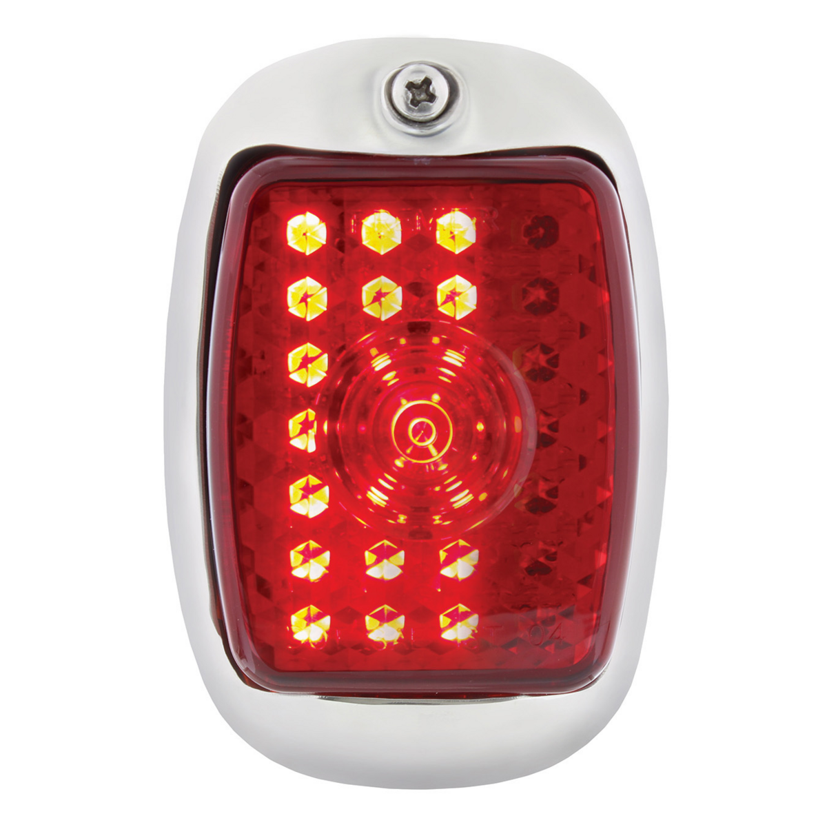 27 LED Sequential Tail Light Assembly With SS Housing For 1937-38 Chevy Car - L/H