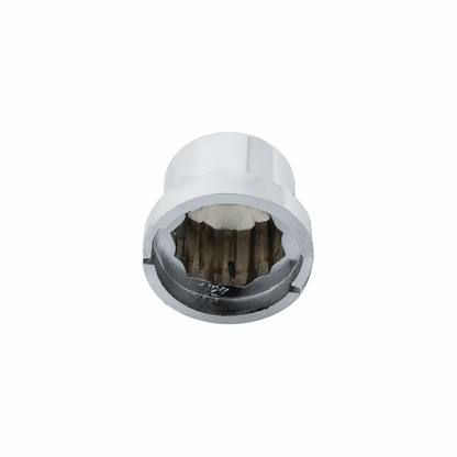 1/2" x 13/16" Chrome Plastic Pointed Nut Cover - Push-On