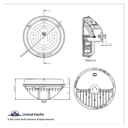 ULTRALIT - LED Heated 7" Headlight