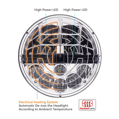 ULTRALIT - LED Heated 7" Headlight