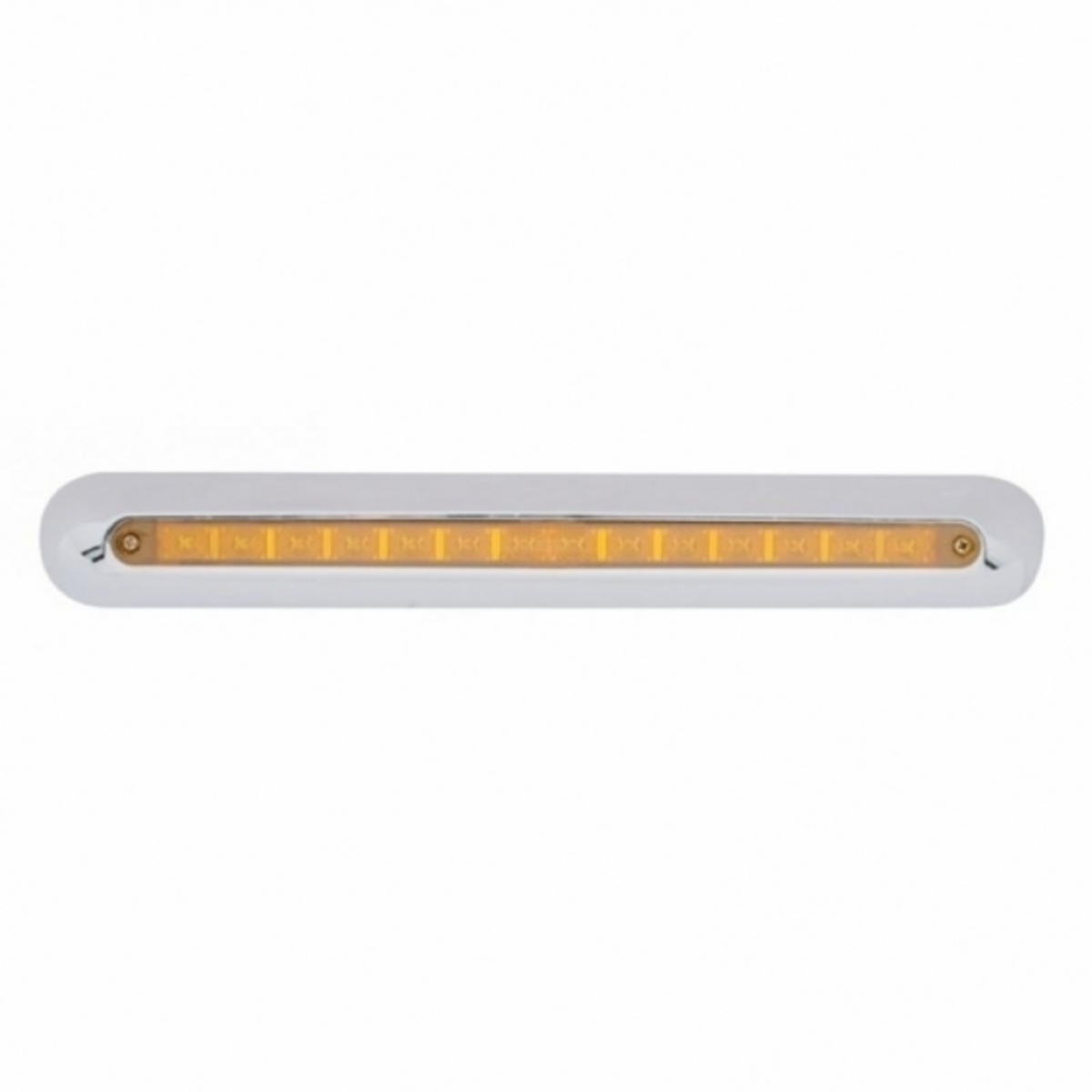 Freightliner 14 LED 12" Mirror Light Bar - Amber LED/Amber Lens