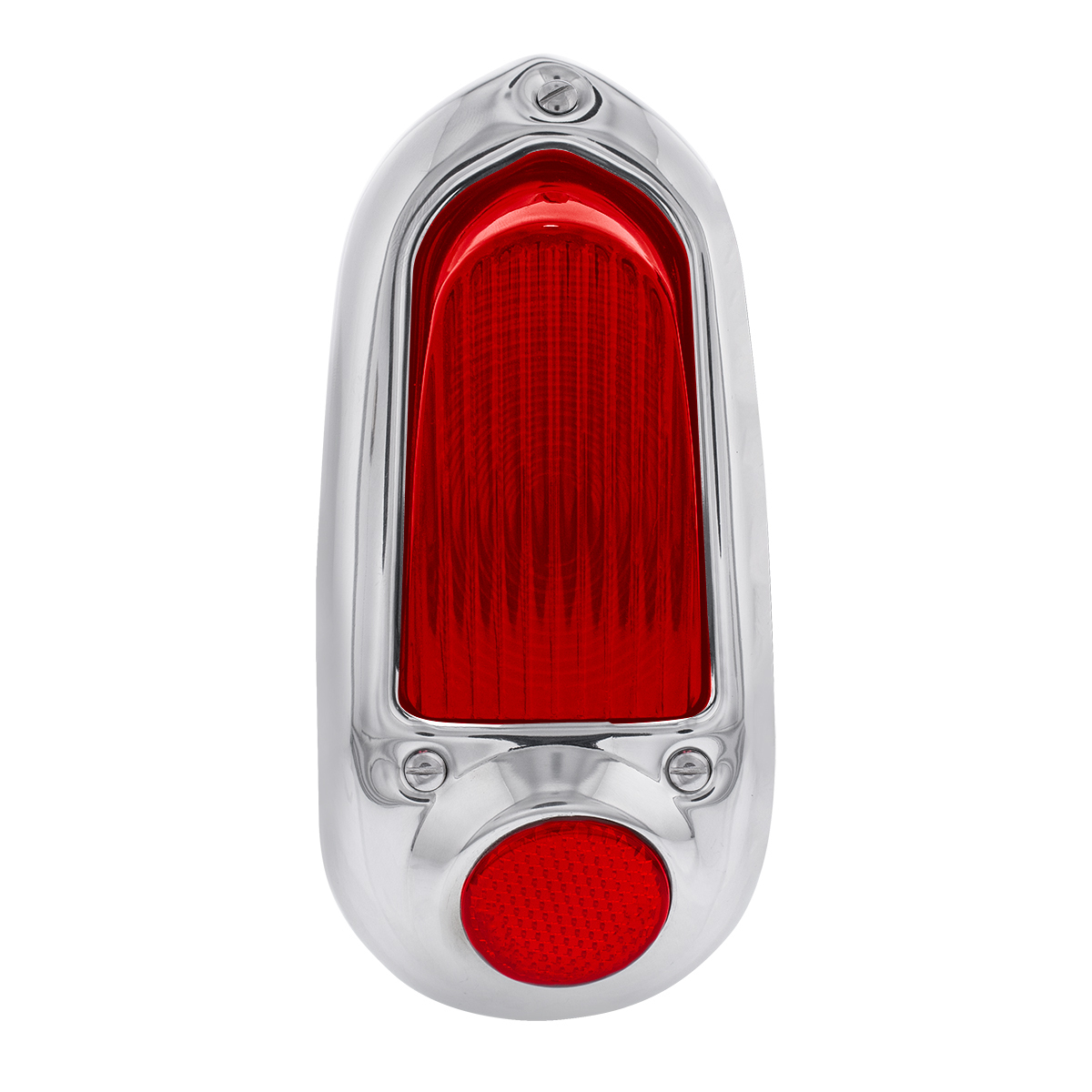 Tail Light Assembly With Stainless Steel Housing For 1949-50 Chevy Passenger Car - L/H