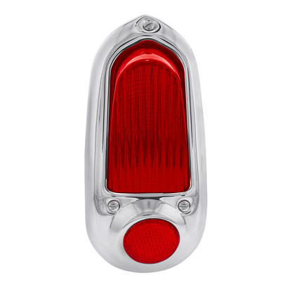 Tail Light Assembly With Stainless Steel Housing For 1949-50 Chevy Passenger Car - L/H