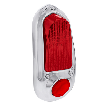 Tail Light Assembly With Stainless Steel Housing For 1949-50 Chevy Passenger Car - L/H