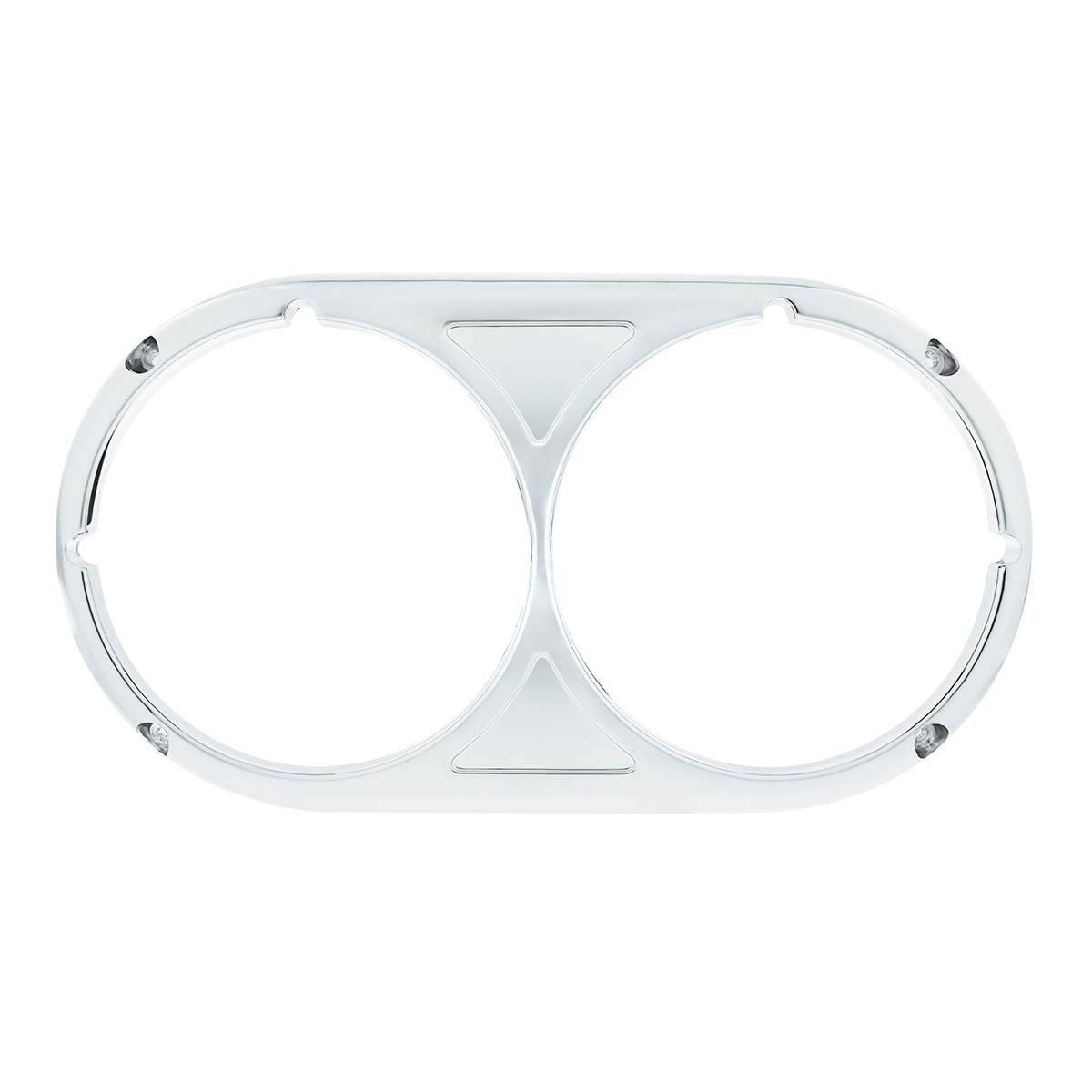 Chrome Plastic Headlight Bezel For 1967-1987 Peterbilt 359 - Original Style
