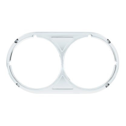 Chrome Plastic Headlight Bezel For 1967-1987 Peterbilt 359 - Original Style