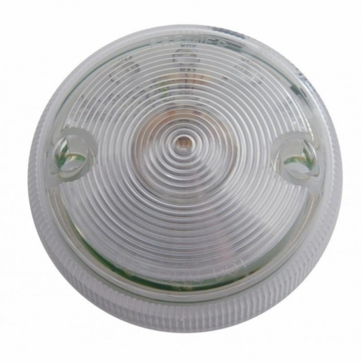 15 LED 3" Single Face Light Only - Amber LED/Clear Lens (Bulk)