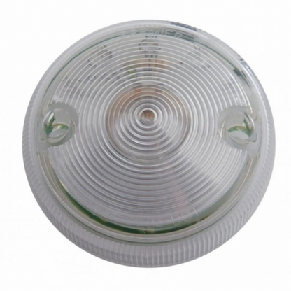 15 LED 3" Single Face Light Only - Amber LED/Clear Lens (Bulk)