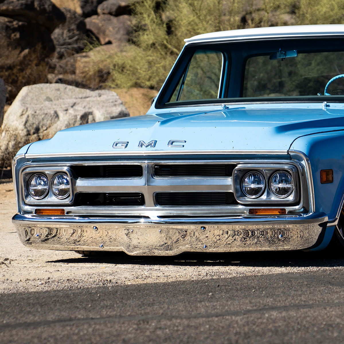 Chrome Bumper For 1967-1970 Chevrolet Truck- Front