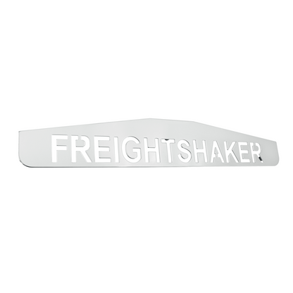 4" X 24" Chrome Freightshaker Bottom Mud Flap Plate - Welded Stud