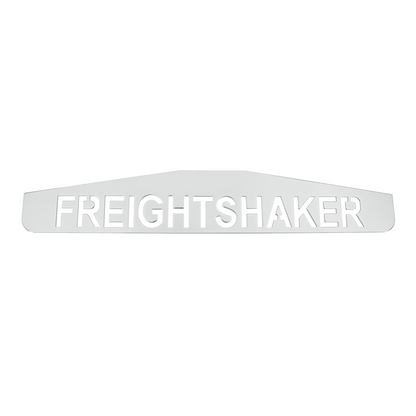 4" X 24" Chrome Freightshaker Bottom Mud Flap Plate - Welded Stud