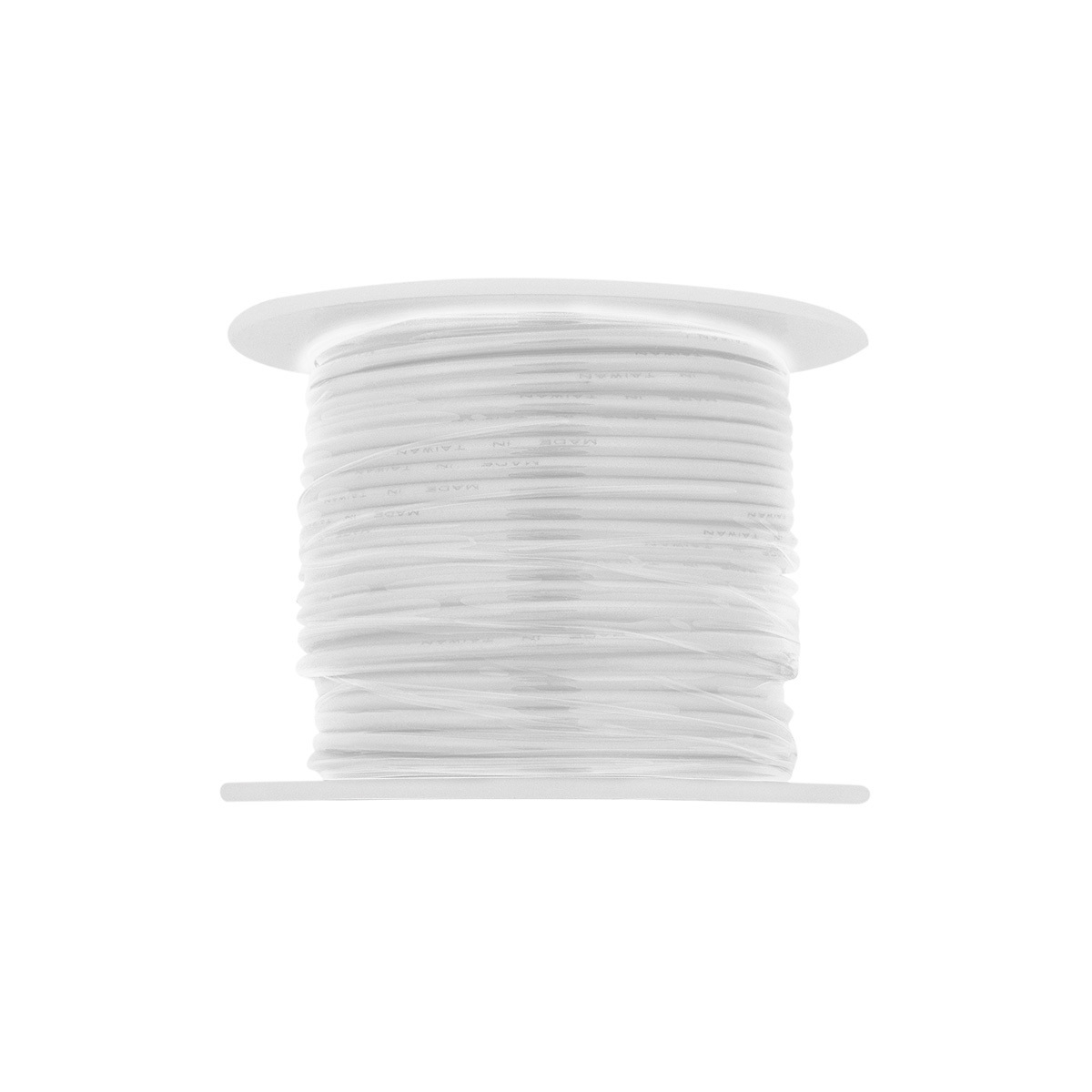 100 Ft. 16 AWG Long Primary Wire Roll - White
