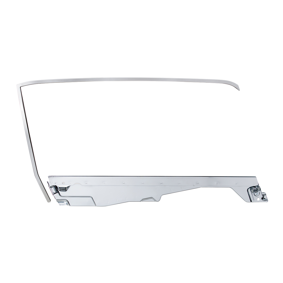 Door Glass Frame and Channel Kit For 1964.5-66 Ford Mustang Convertible - R/H