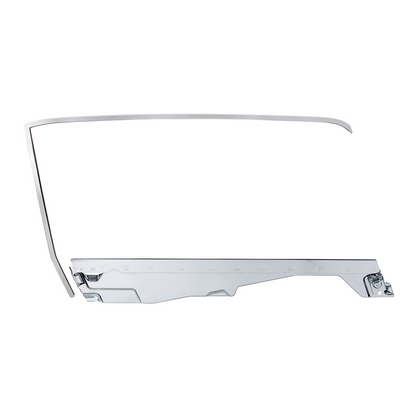 Door Glass Frame and Channel Kit For 1964.5-66 Ford Mustang Convertible - R/H