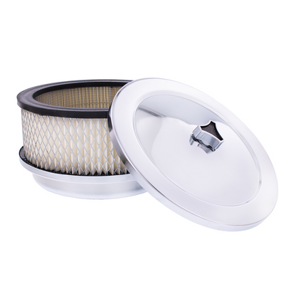 6-3/8" Chrome Air Cleaner Assembly
