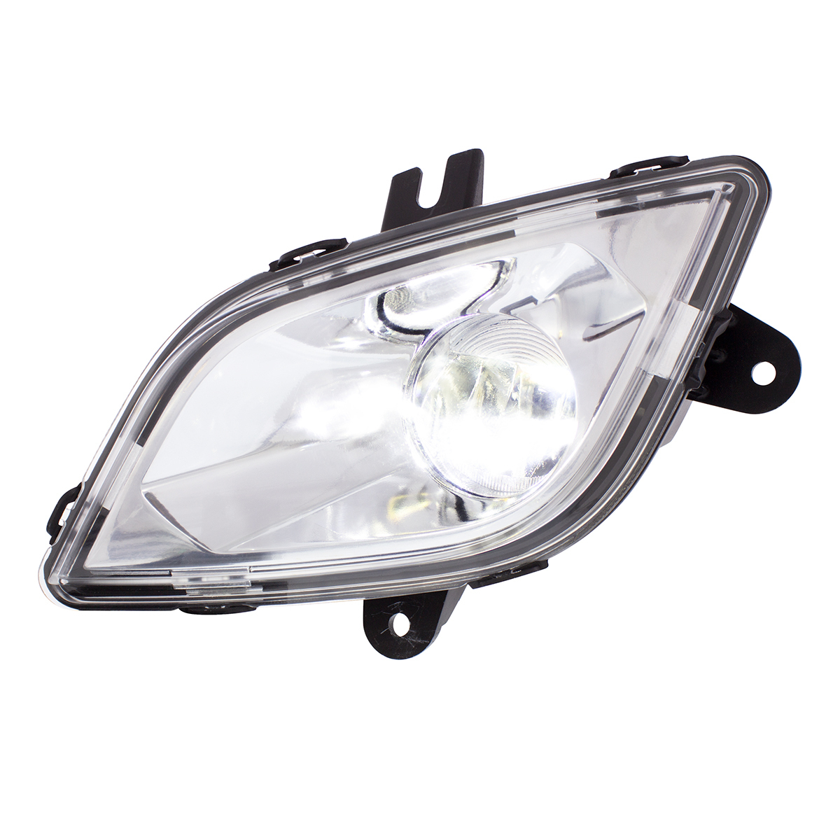 High Power LED Chrome Fog Light For 2018-2024 Freightliner Cascadia - Driver