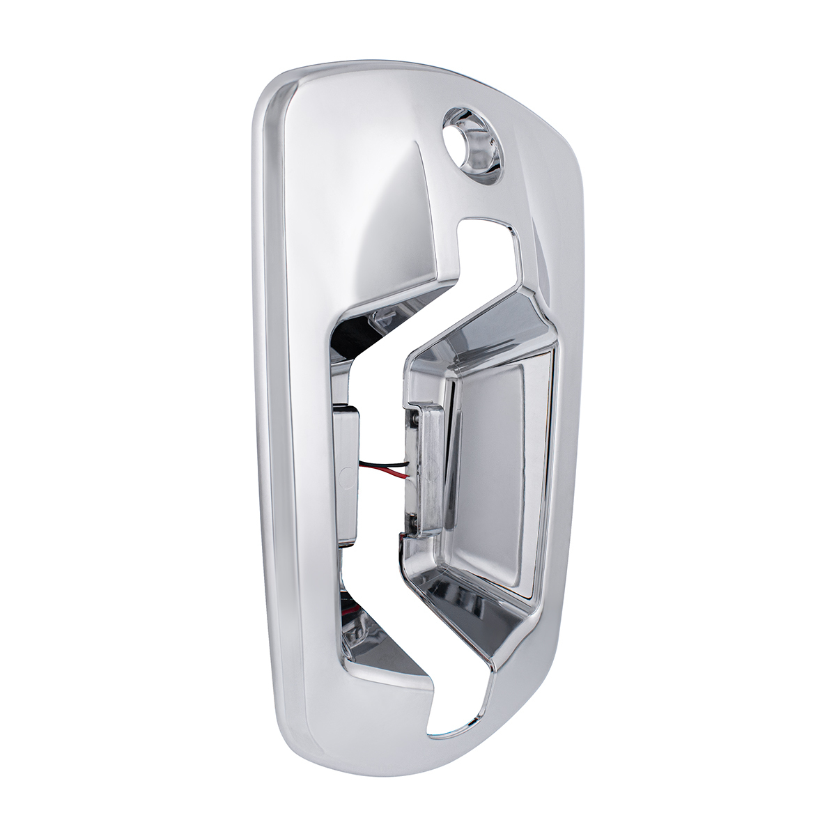 6 LED Chrome Door Handle Cover For 2018-2026 Freightliner Cascadia - Driver, Green LED
