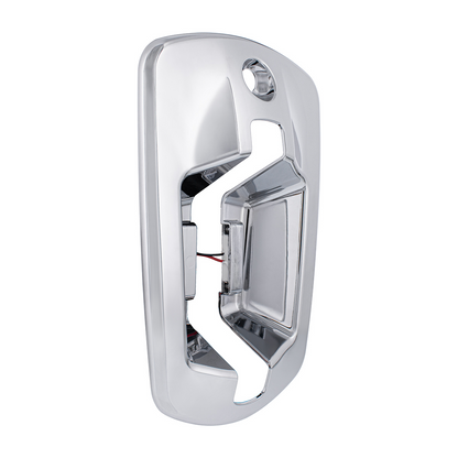 6 LED Chrome Door Handle Cover For 2018-2026 Freightliner Cascadia - Driver, Green LED