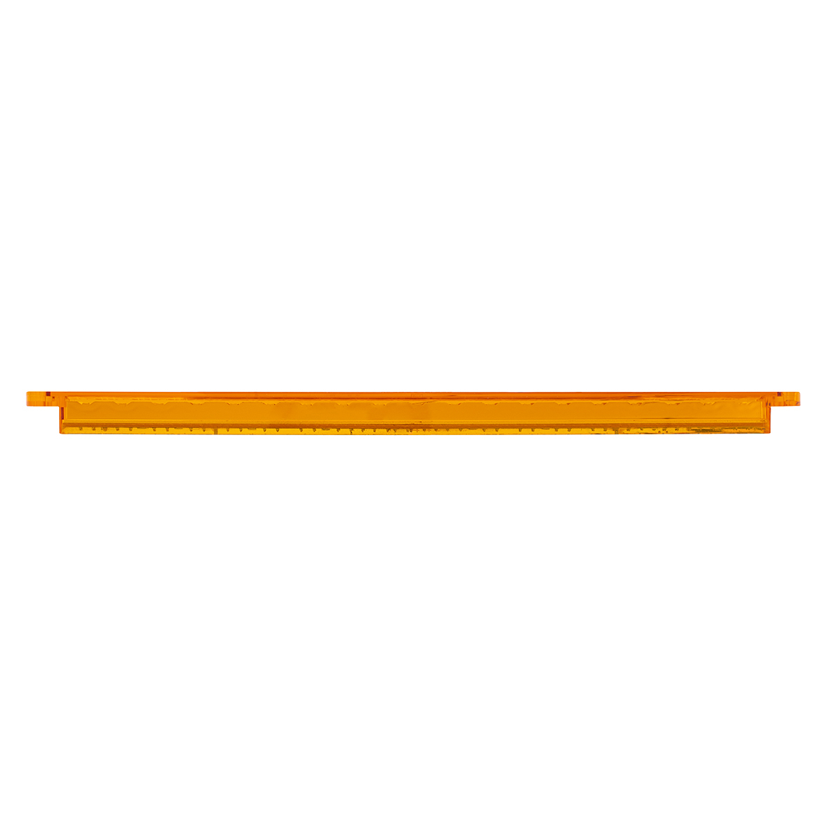 19 LED 12" Reflector Turn Signal Light Bar - Amber LED/Amber Lens (Bulk)