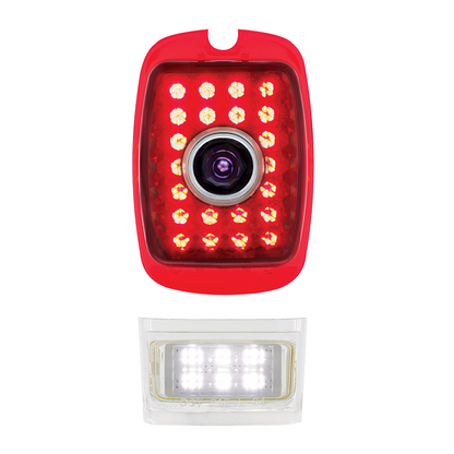 23 LED Tail Light With 6 LED LP Light & Blue Dot For Chevy Car (1937-1938)& Truck (1940-1953)- L/H