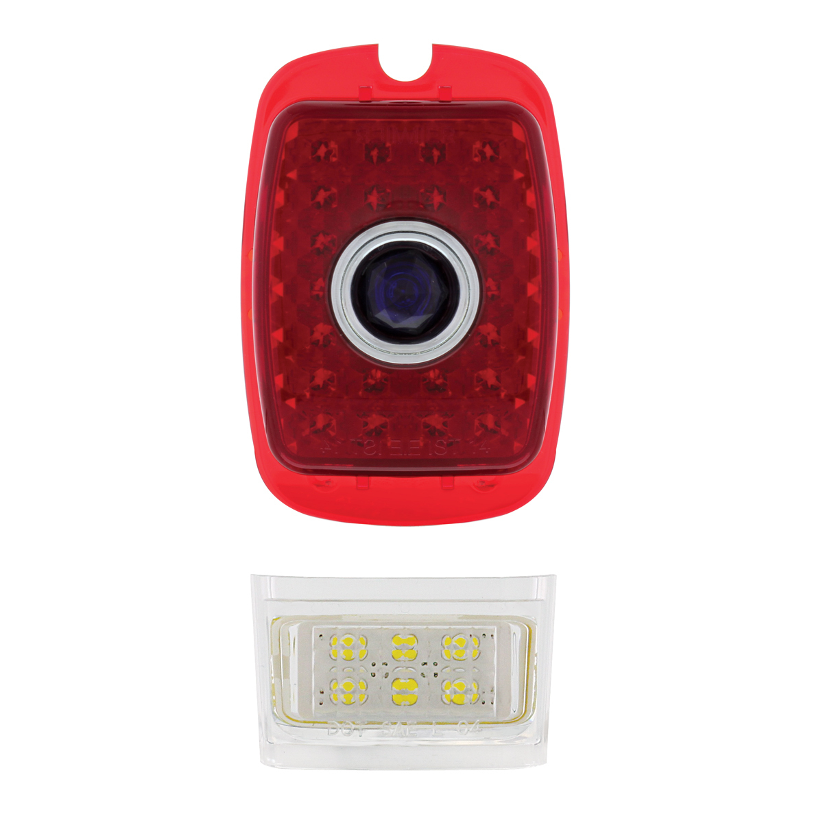 23 LED Tail Light With 6 LED LP Light & Blue Dot For Chevy Car (1937-1938)& Truck (1940-1953)- L/H