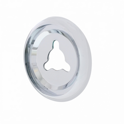 Chrome Peterbilt Dash Data Display Module Control Knob Bezel