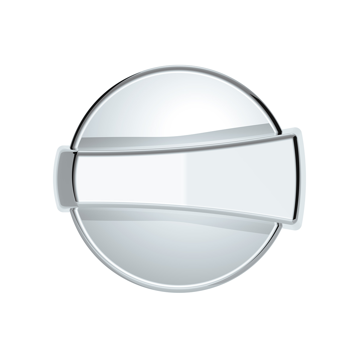 Chrome A/C & Heater Control Knob For Peterbilt