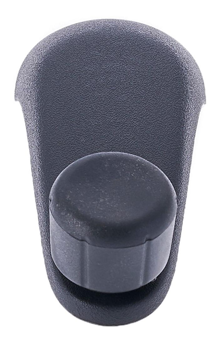 Window Crank Handle RH = LH (2pcs) Plastic Gray Knob + Black Handle for 1998-2004 Chevrolet Blazer; 1996-2015 GMC Savana