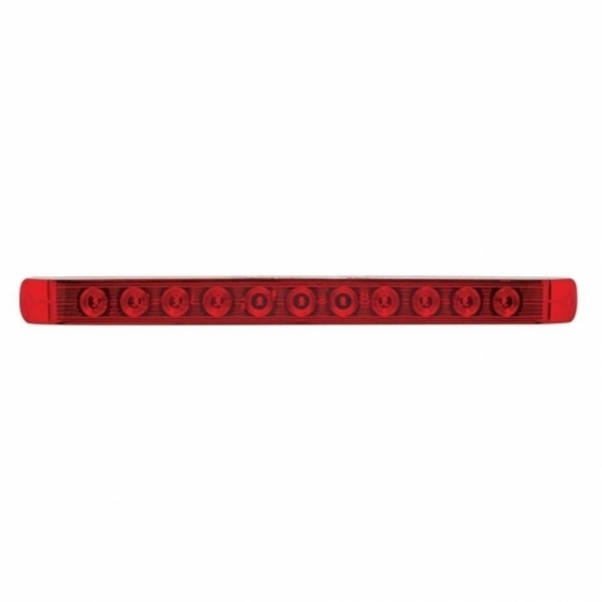 11 LED 17" Light Bar Only (Stop, Turn & Tail) - Red LED/Red Lens