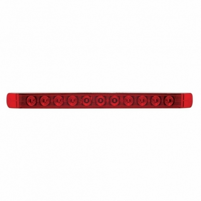11 LED 17" Light Bar Only (Stop, Turn & Tail) - Red LED/Red Lens