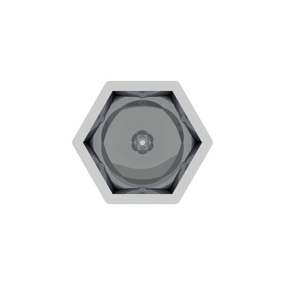 3/4" X 1 3/8" Chrome Plastic Bullet Nut Cover - Push-On (10-Pack)