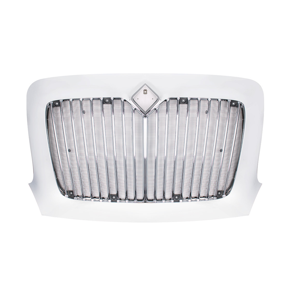 Chrome Grille With Bug Screen For 2002+ International Transtar