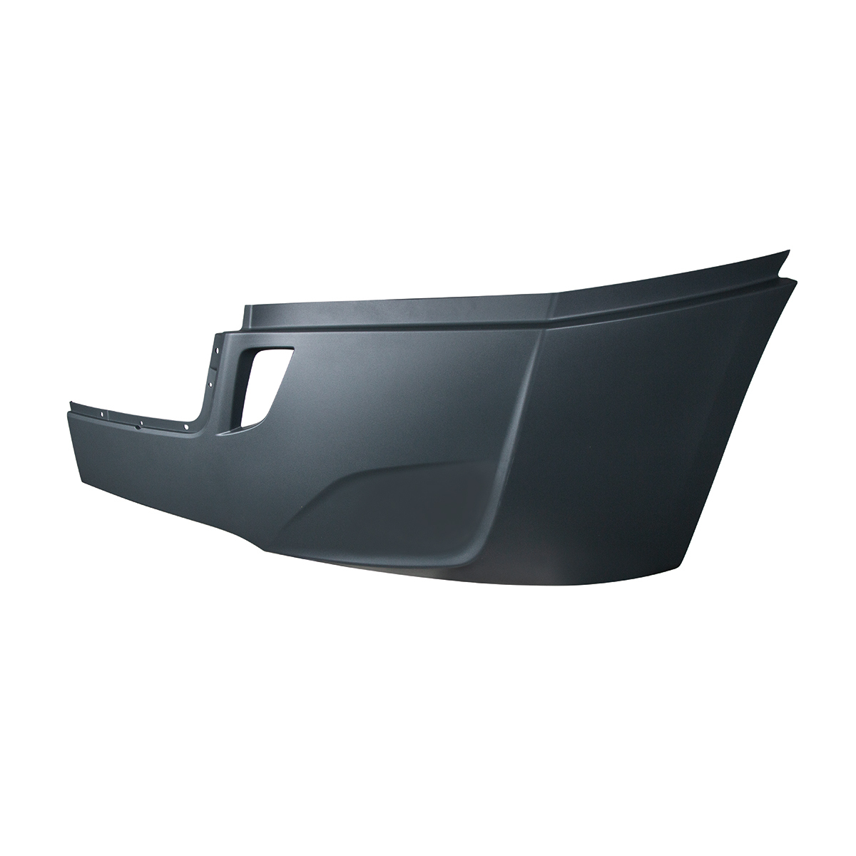 Bumper Cover w/o Fog Light Opening & w/o Deflector Holes For 2018-2024 FL Cascadia - Driver