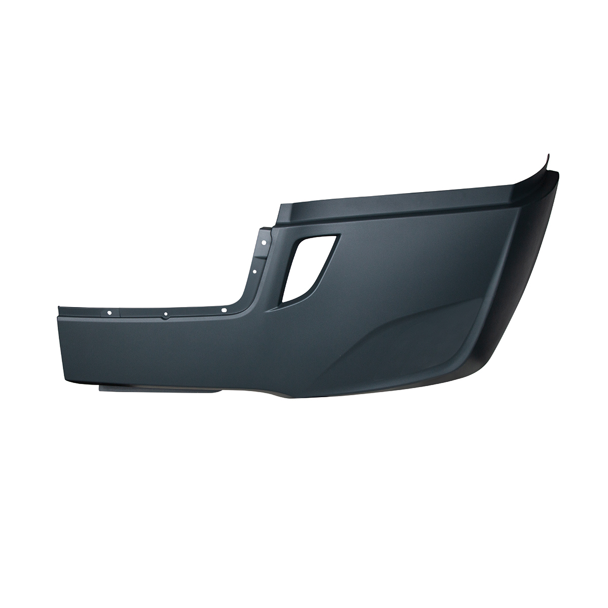 Bumper Cover w/o Fog Light Opening & w/o Deflector Holes For 2018-2024 FL Cascadia - Driver
