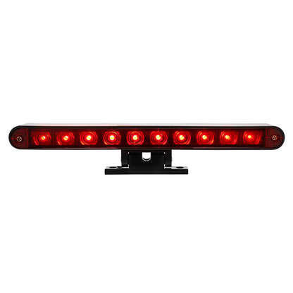 10 LED Split Function 3rd Brake Light With Black Swivel Pedestal Base - Red LED/Red Lens