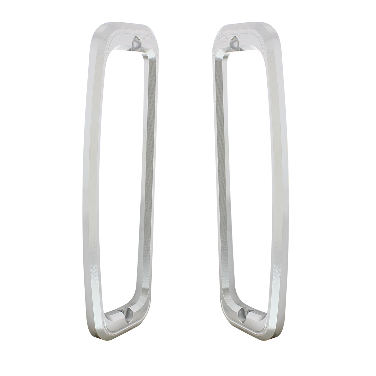Clear Anodized Billet Aluminum Tail Light Bezels For 1966-77 Ford Bronco (Pair)