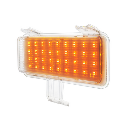 36 LED Sequential Parking Light For 1981-1982 Chevrolet & GMC Truck-Amber LED/Clear Lens R/H