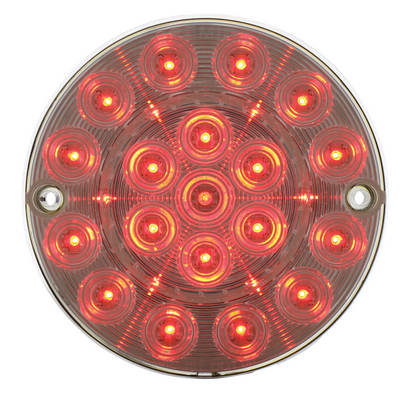 19 LED Tail Light For 1980-82 Chevy Corvette, Clear Lens