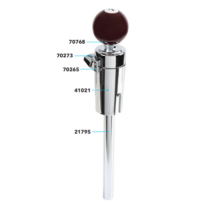 Number 7 Pool Ball Gearshift Knob For 13/15/18 Speed Eaton Style Shifters