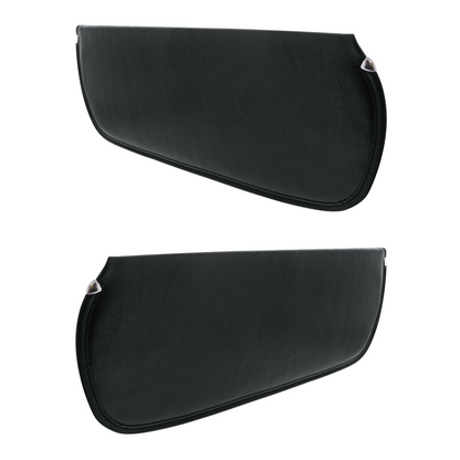 Sunvisor Pad For 1973-1991 Chevrolet & GMC Trucks-Black (Pair)