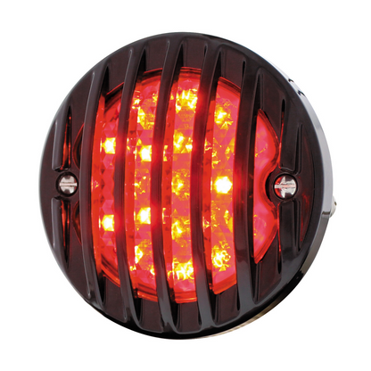 17 LED Tail Light With Black Grille Bezel For 1933-36 Ford Truck - L/H