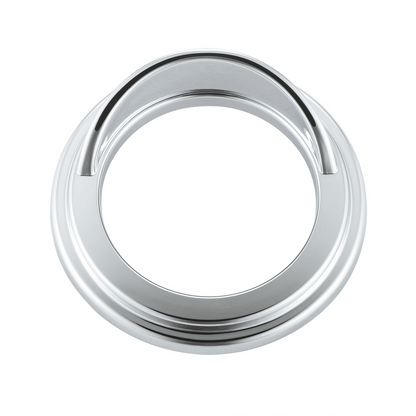 Chrome Small Gauge Cover With Visor For Freightliner