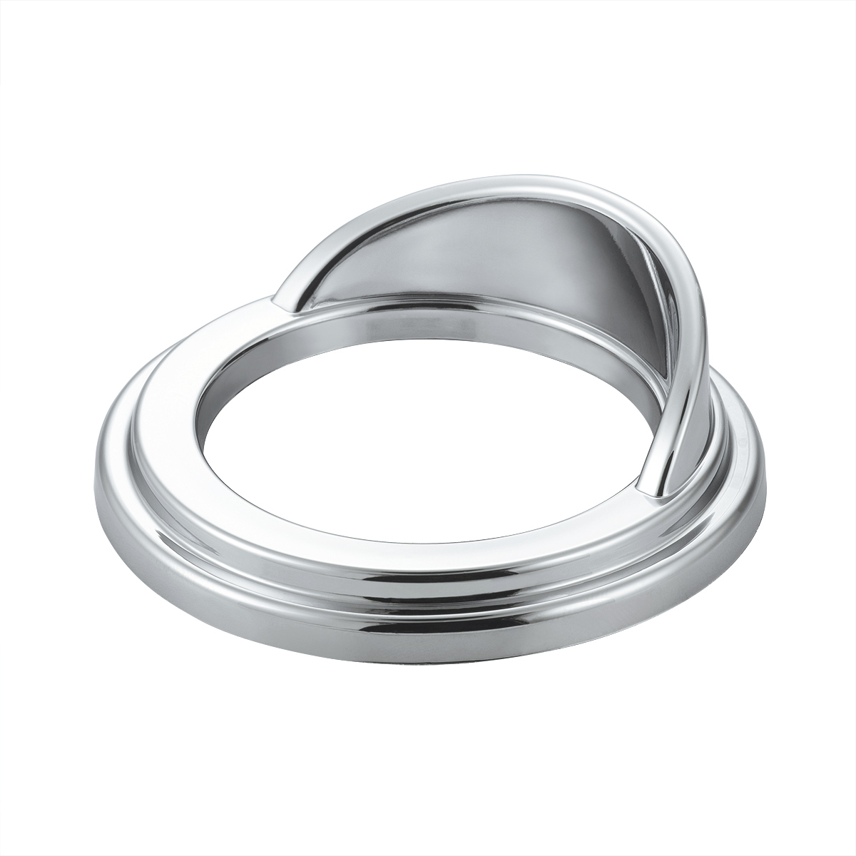 Chrome Small Gauge Cover With Visor For Freightliner