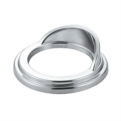 Chrome Small Gauge Cover With Visor For Freightliner