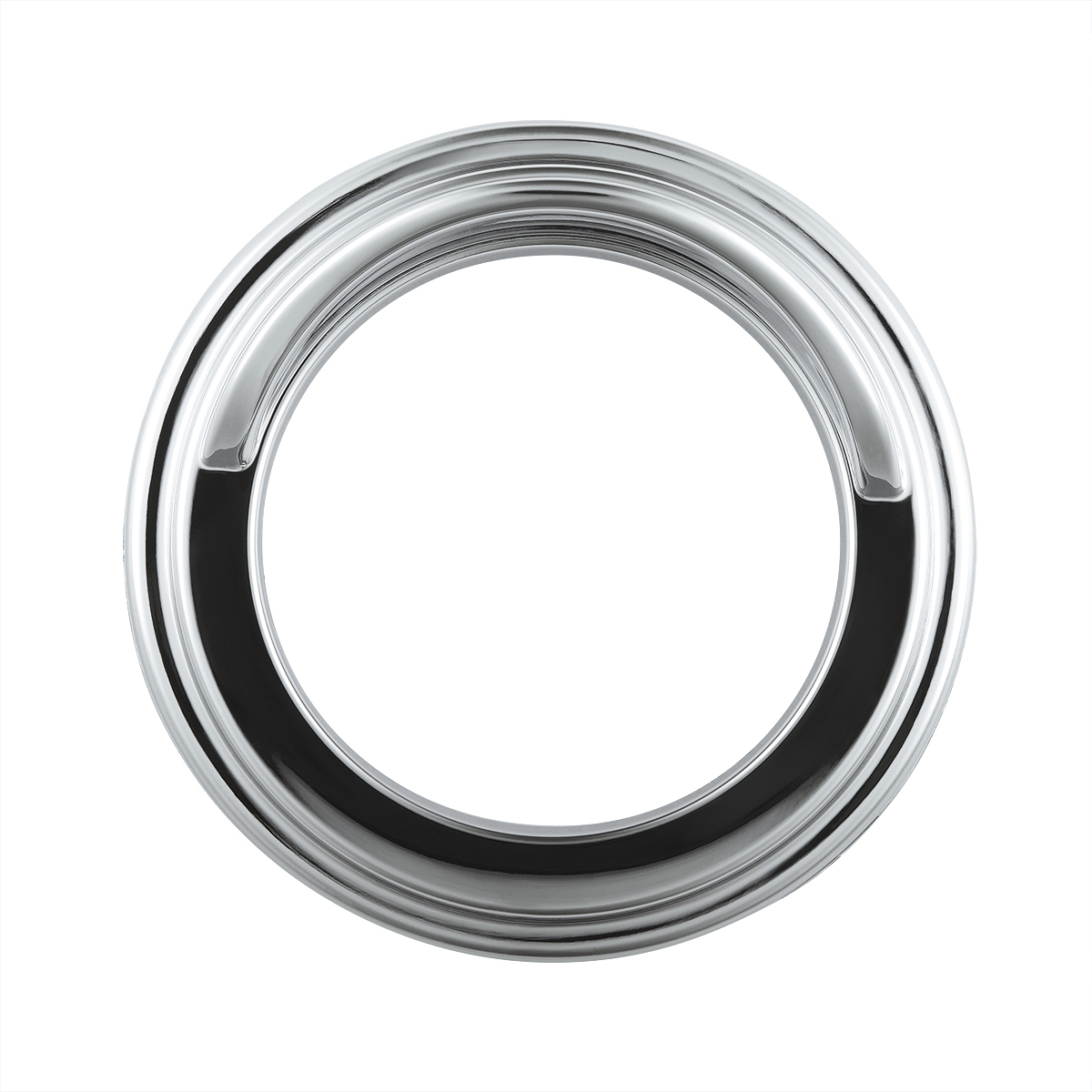 Chrome Small Gauge Cover With Visor For Freightliner