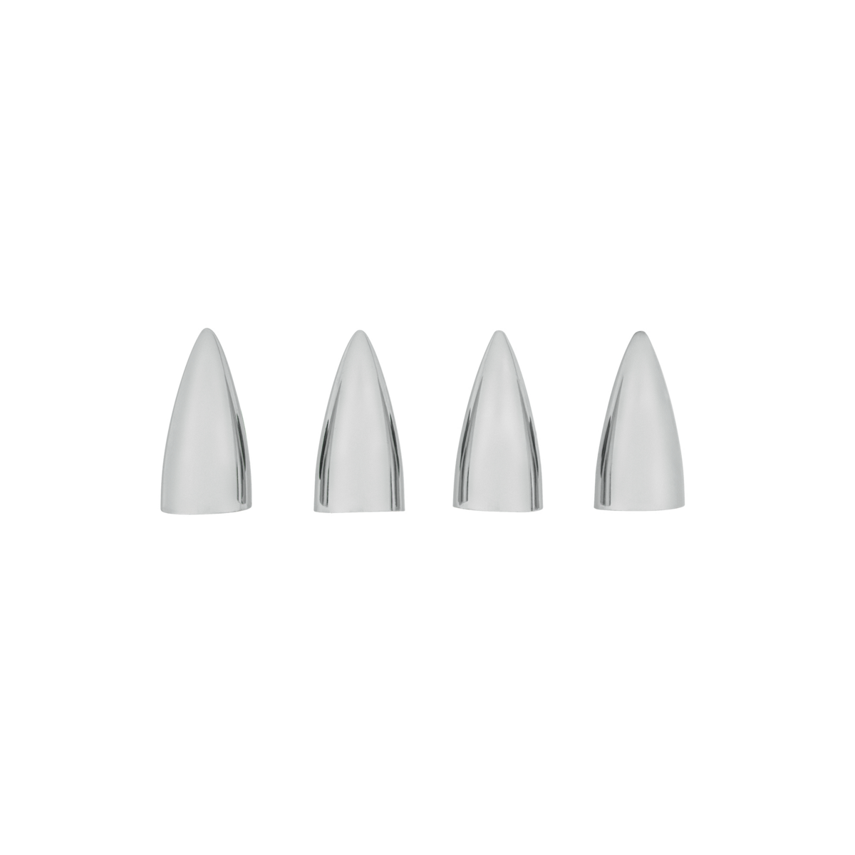 Chrome Bullet Head Valve Caps (4-Pack)
