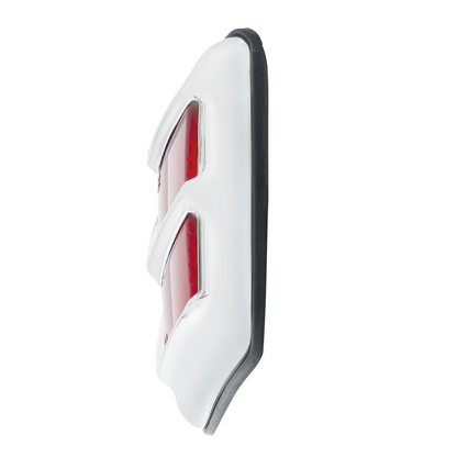24 LED Tail Light With Chrome Bezel & Flush Mount For 1940 Ford Car
