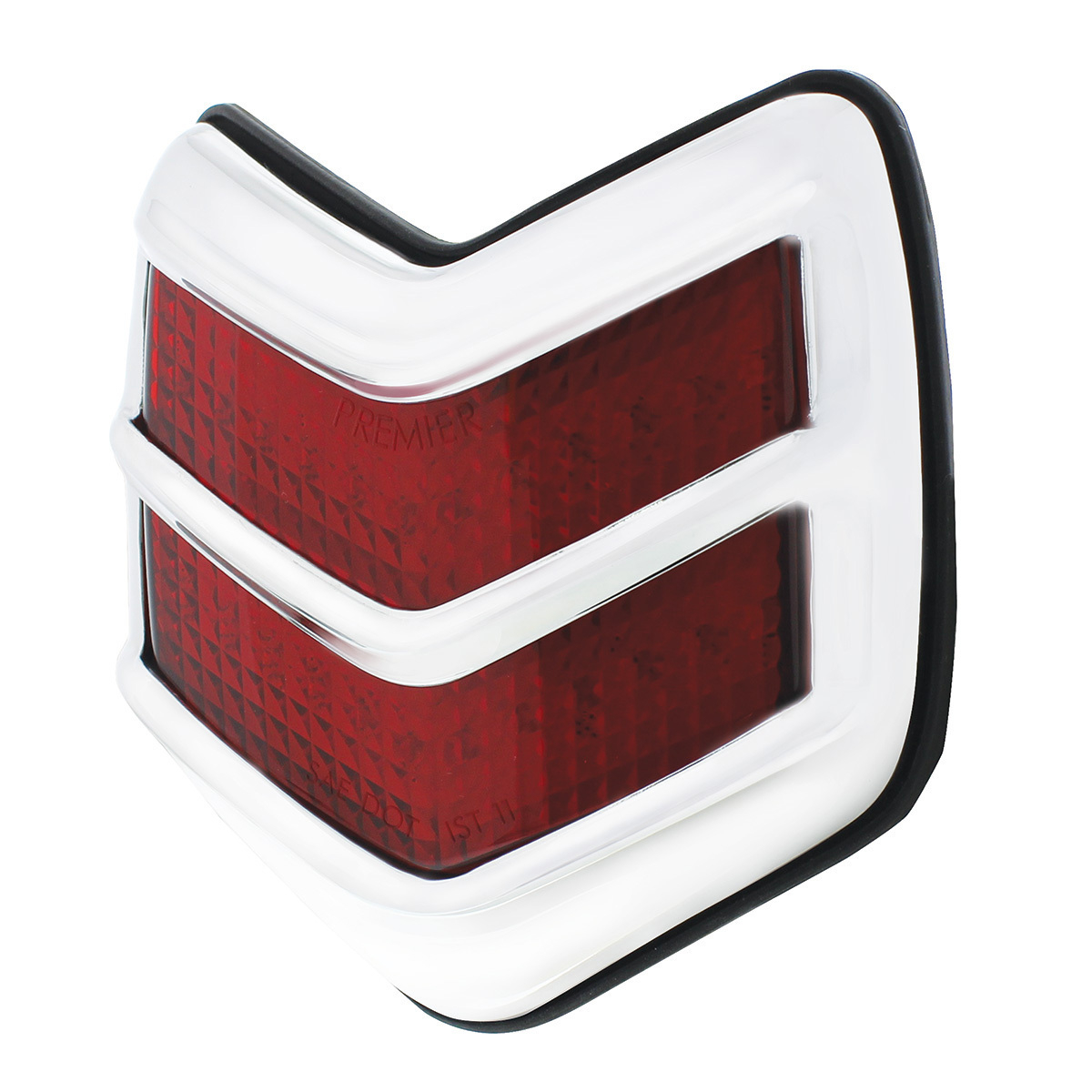 24 LED Tail Light With Chrome Bezel & Flush Mount For 1940 Ford Car
